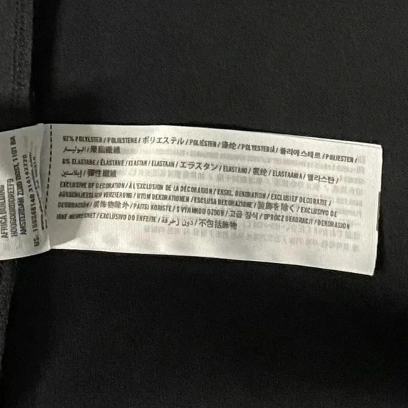 ABERCROMBIE & FITCH | Black Neoprene Scuba Knit Fit & Flare Skater Dress Size M - Picture 9 of 9